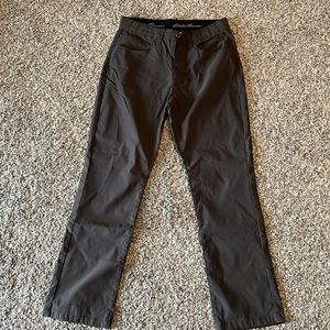 Eddie Bauer Mens hiking pants! Size 32/30. Charcoal gray!
